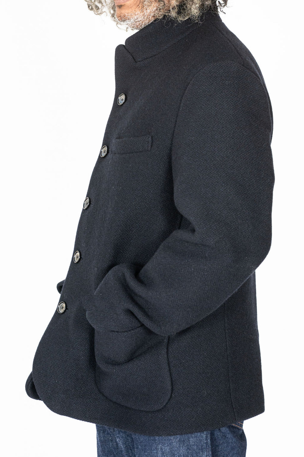 Woven Dobby Melton 5B Jacket