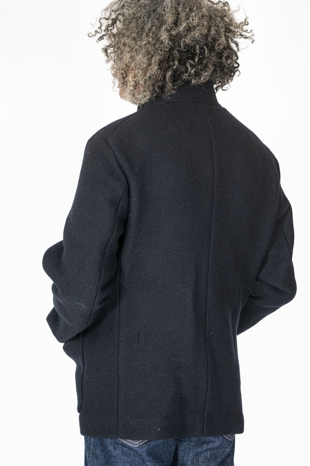 Woven Dobby Melton 5B Jacket
