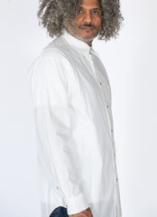 Organic Cotton White Long Sleeve Shirt