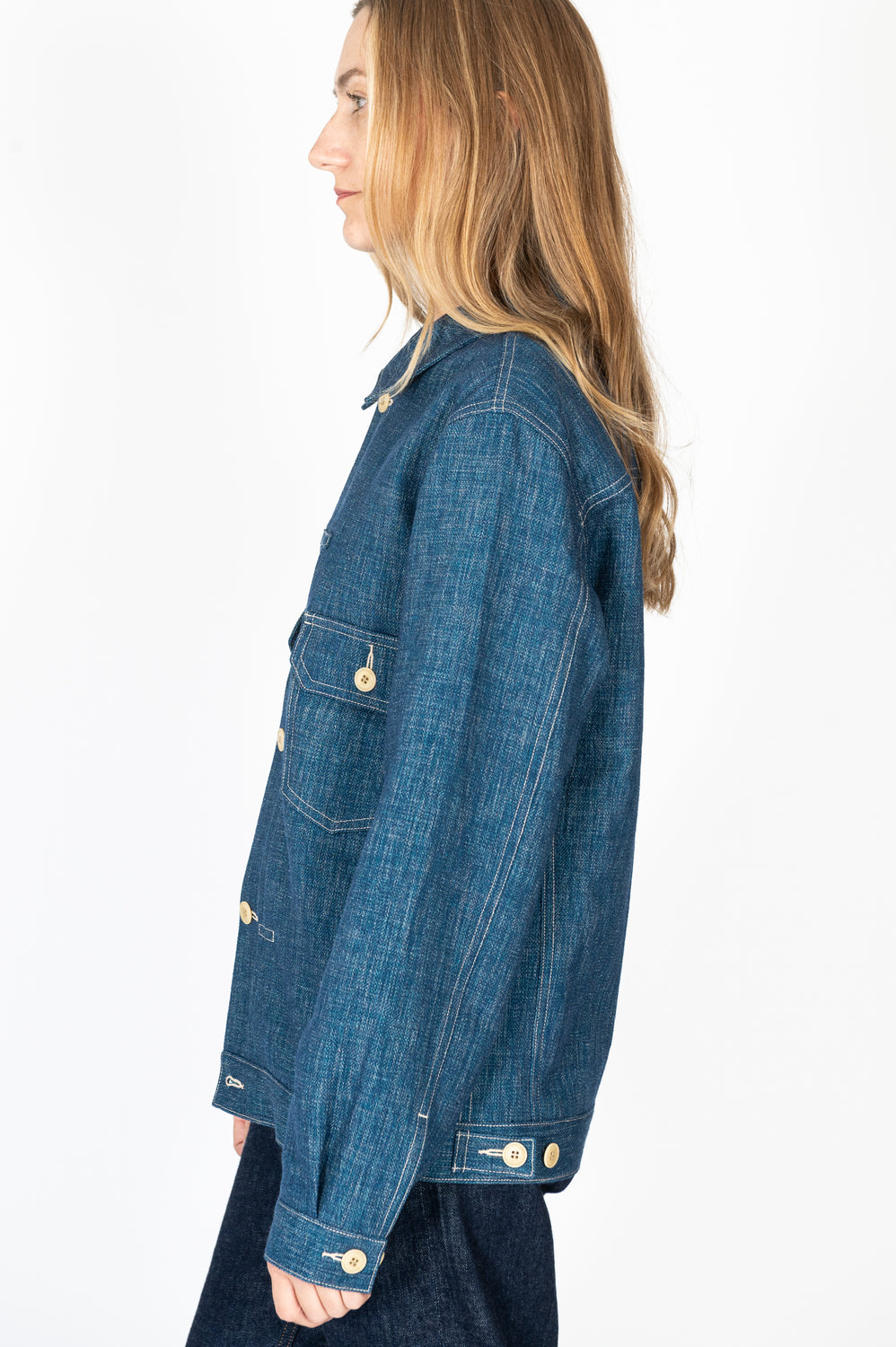 Unisex Wool Denim Jacket