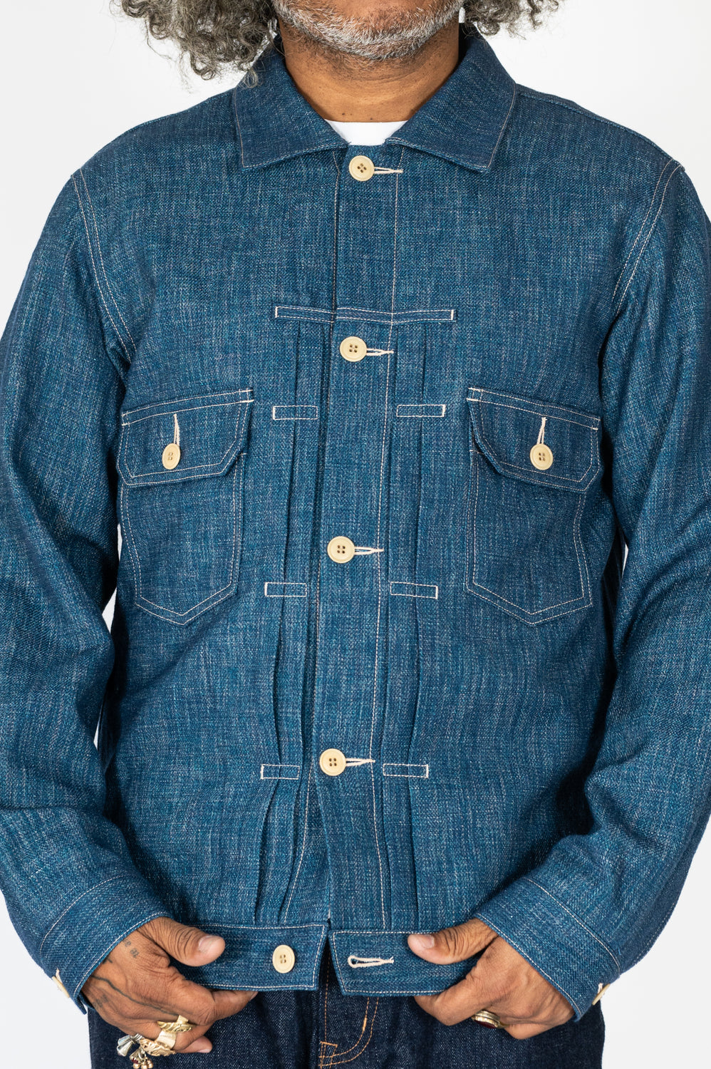 Unisex Wool Denim Jacket