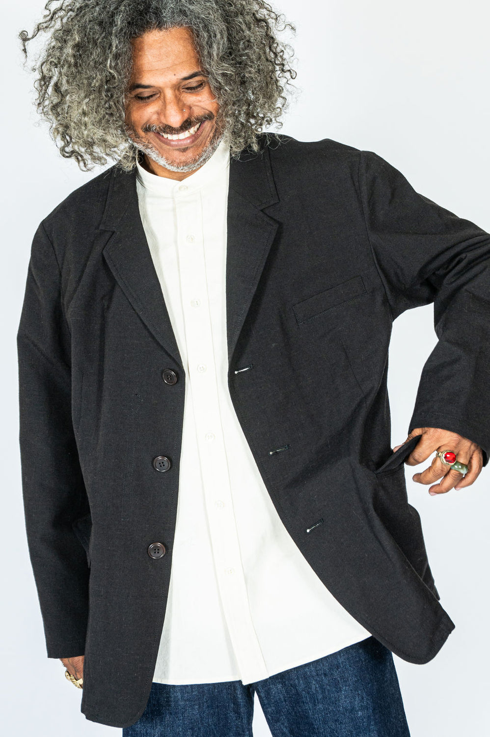 Unisex Rust Black Comfort Jacket