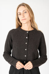 Raglan Cardigan Dark Brown