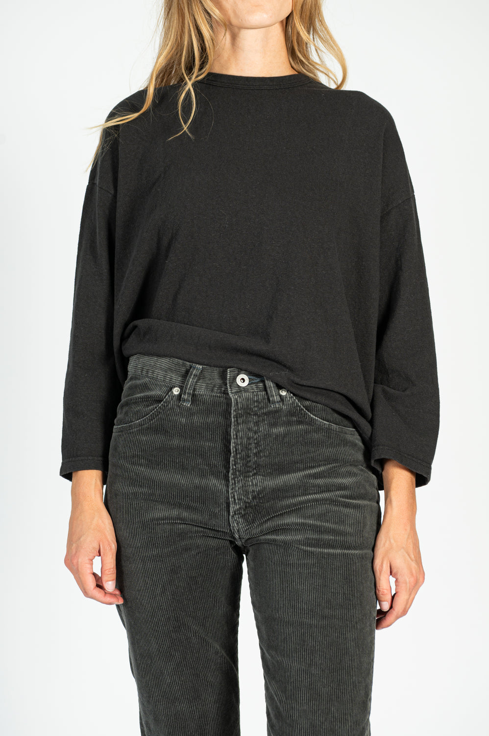 546 Flare-R2 : Corduroy Pants Charcoal