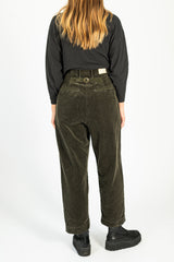 7W Corduroy High Waisted NIME Pants Gray