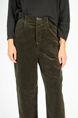 7W Corduroy High Waisted NIME Pants Gray