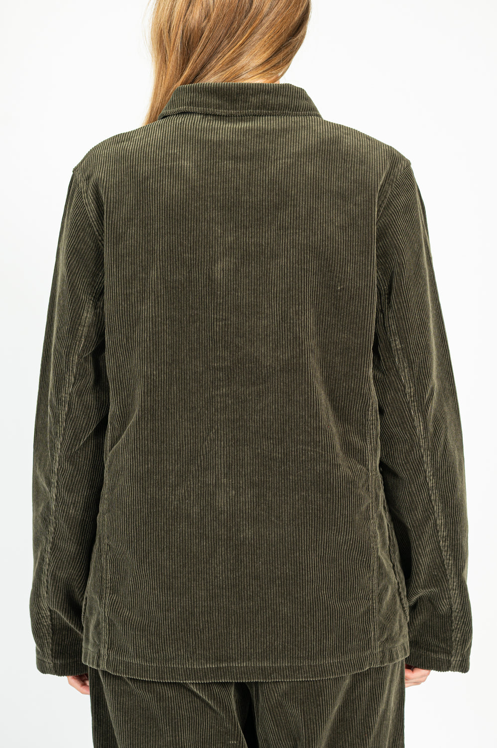 7W Corduroy Hospital Jacket Gray