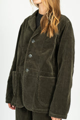 7W Corduroy Hospital Jacket Gray