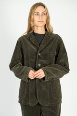 7W Corduroy Hospital Jacket Gray