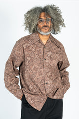 Sheeting COOKIE Bandana WRANGLE Collar Board Shirt