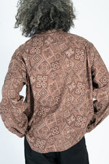 Sheeting COOKIE Bandana WRANGLE Collar Board Shirt