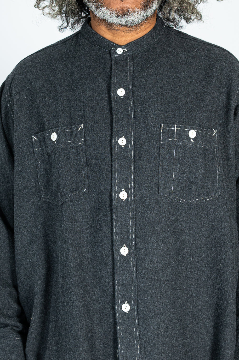 St. Louis-Band Heather Flannel Shirt Gray