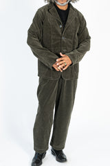 7W Corduroy High Waisted NIME Pants Gray