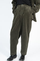 7W Corduroy High Waisted NIME Pants Gray