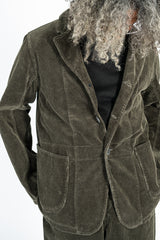 7W Corduroy Hospital Jacket Gray