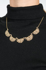 Ripple Lace Petit Necklace Gold