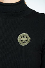 Kaleidoscope Brooch Light Greenish Gray