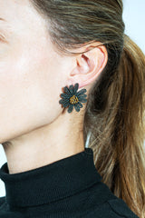 Daisy Earrings Blue