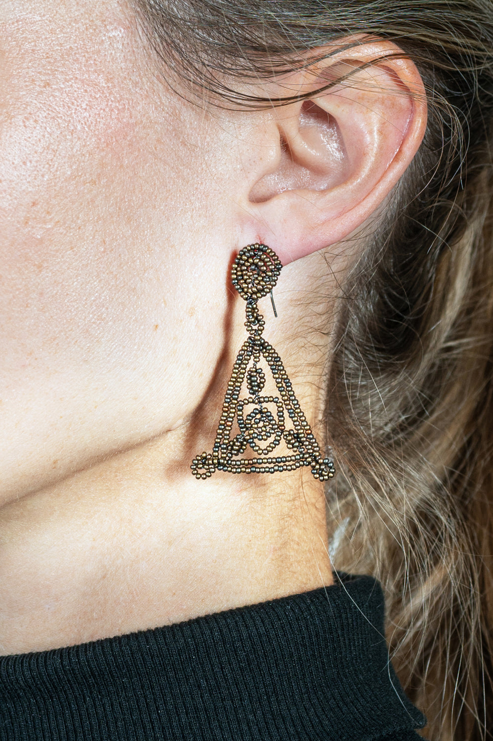 Fiocco Earrings Bronze