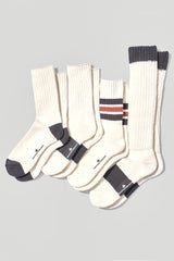 4 Socks Set-Charcoal Grey
