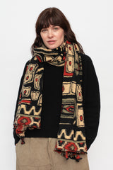 Fulling Wool Scarf ALASKA RAVEN