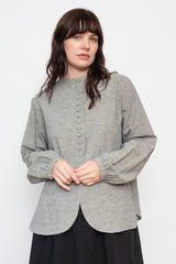 Cotton and Linen Nep Shirt Natural