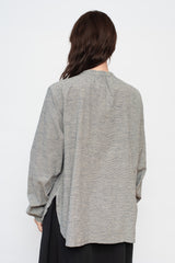 Cotton and Linen Nep Shirt Natural