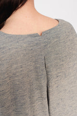 Cotton and Linen Nep Dress Natural