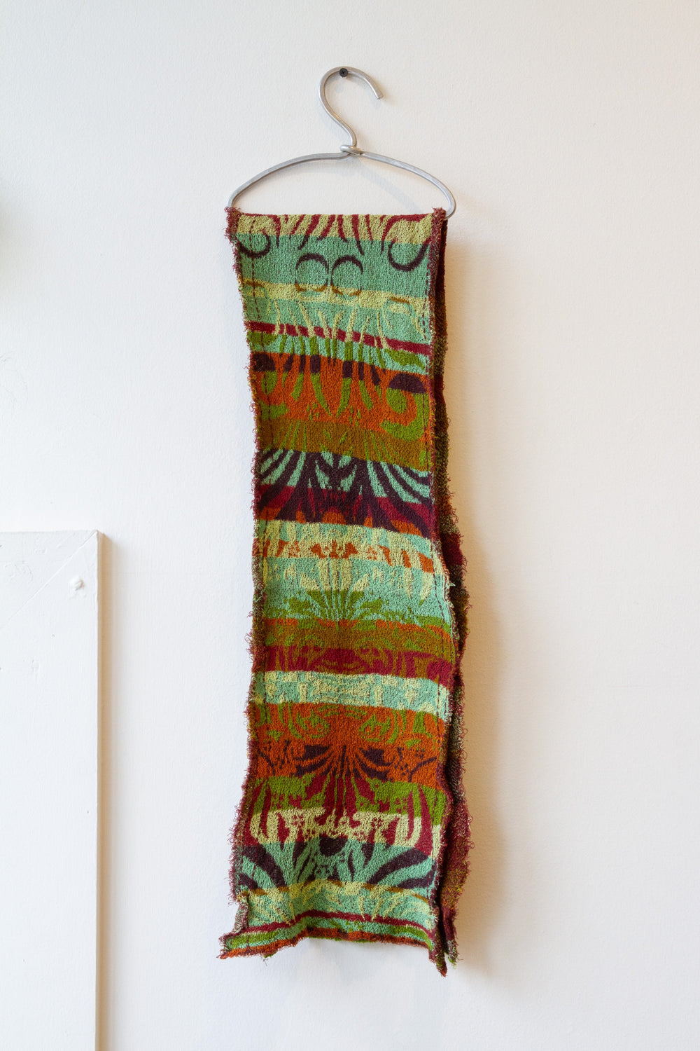 Cotton Knit Scarf Green