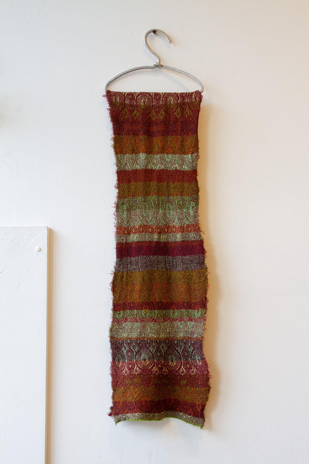 Cotton Knit Scarf Green