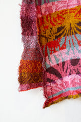 Cotton Knit Scarf Pink