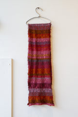 Cotton Knit Scarf Pink