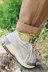 Egyptian Cotton Ribbed High Socks Pistachio