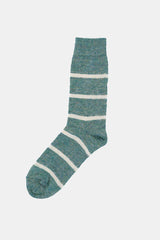 Mohair Wool Border Socks Trail Road