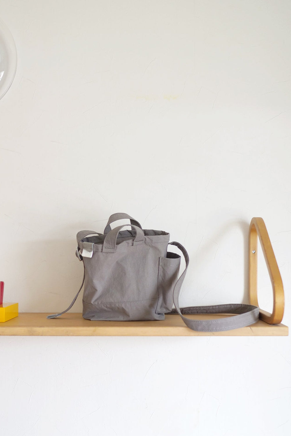 Side Pocket Tote Mini Gray