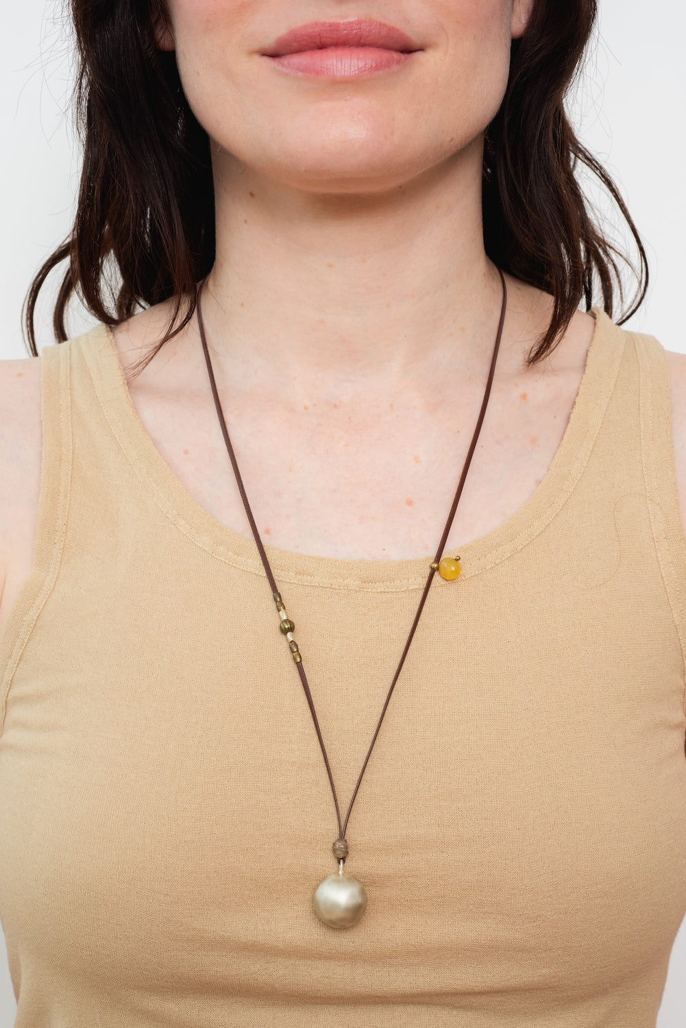 Tamayura Necklace Silver, D