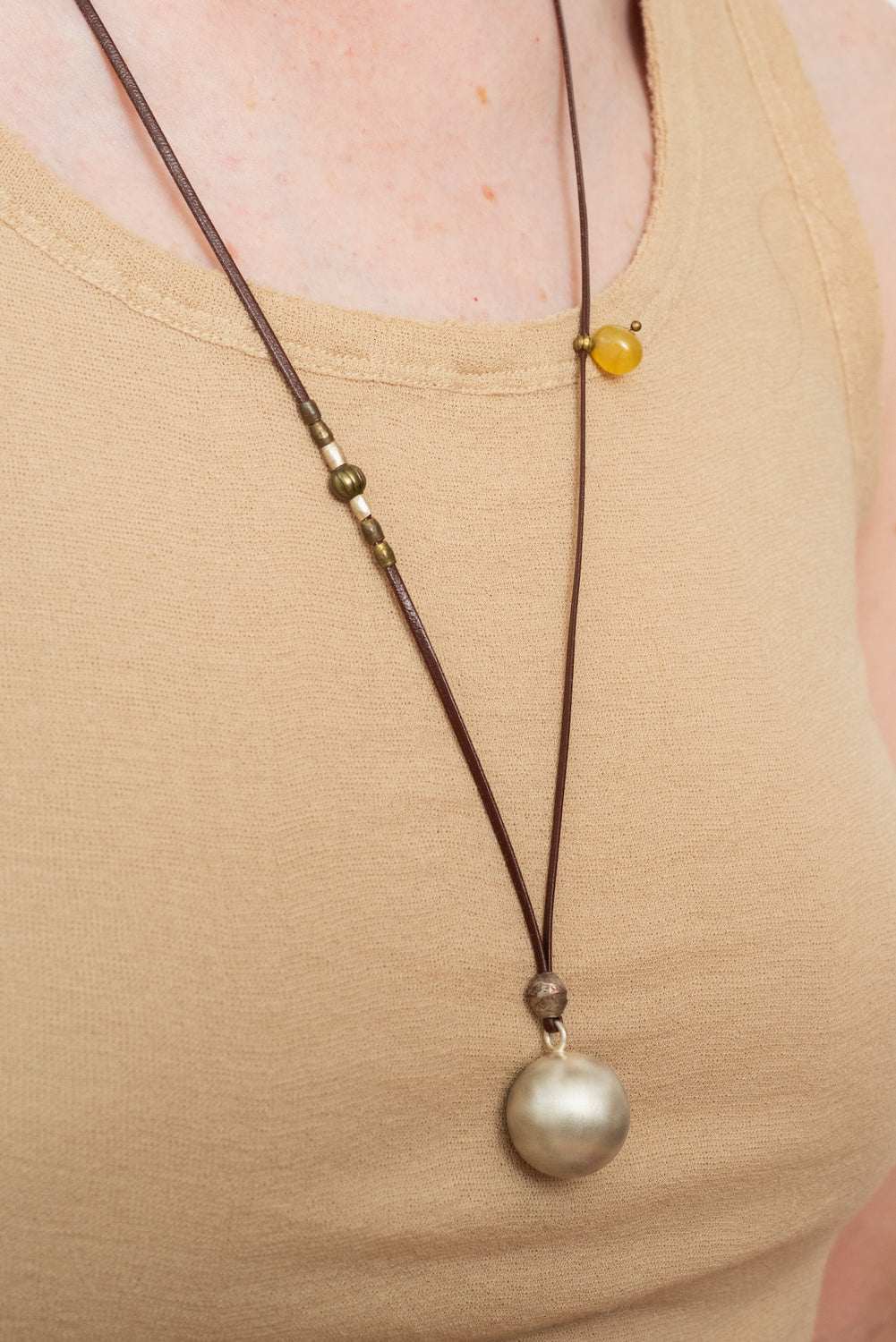 Tamayura Necklace Silver, D