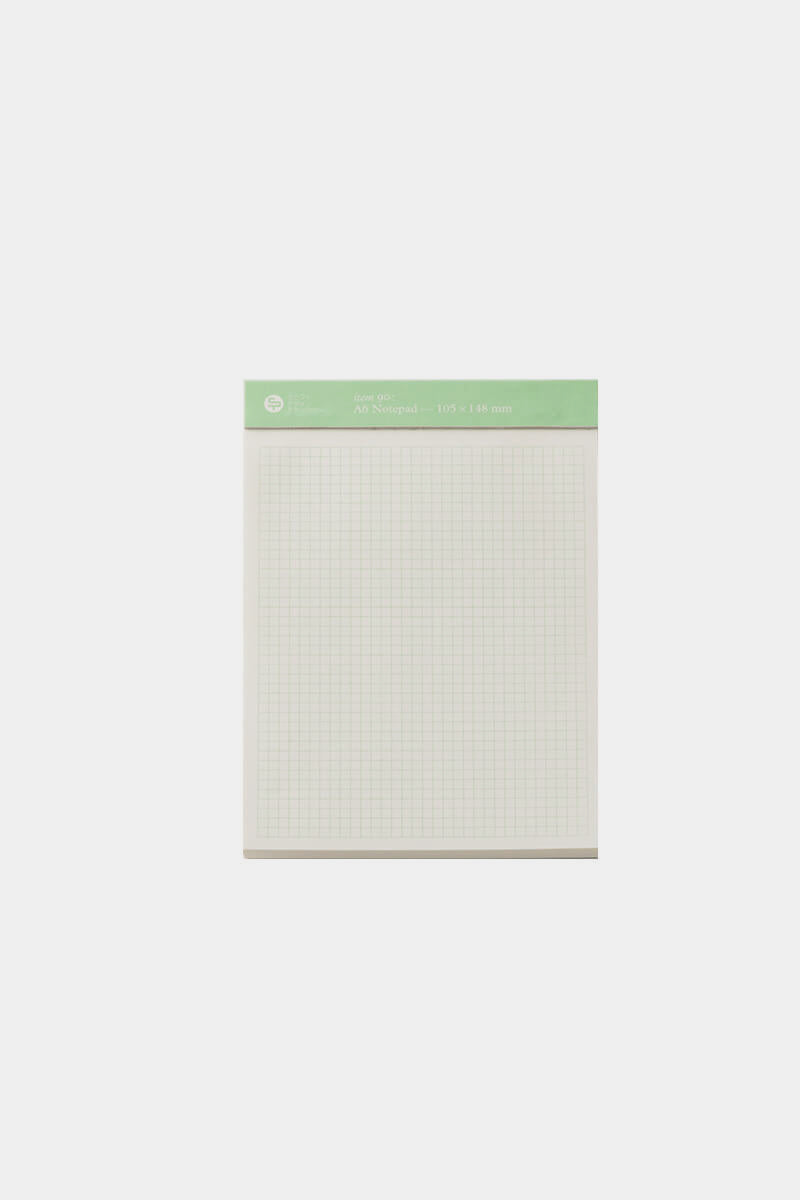A6 Notepad with Graph Paper
