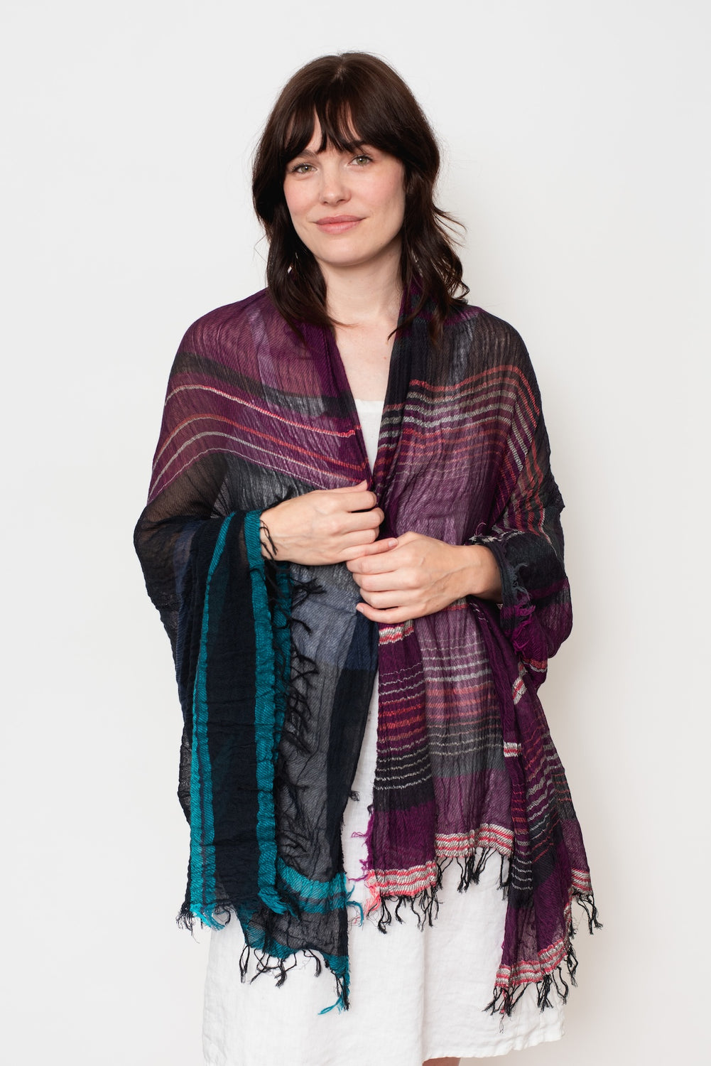 Roots Shawl BIG Cotton 17