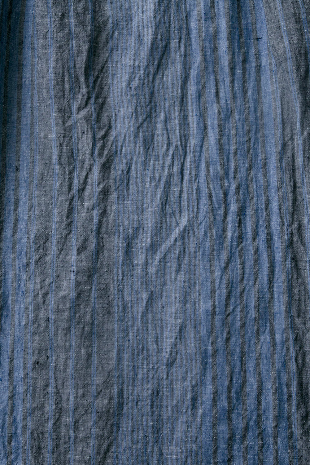 Blue Stripe Linen Skirt