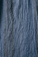 Blue Stripe Linen Skirt