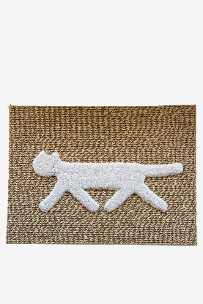 Cat Doormat, "Rondo" Ivory