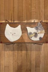 Felt Cat Face Mat