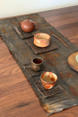 Hand-Dyed Linen Textile