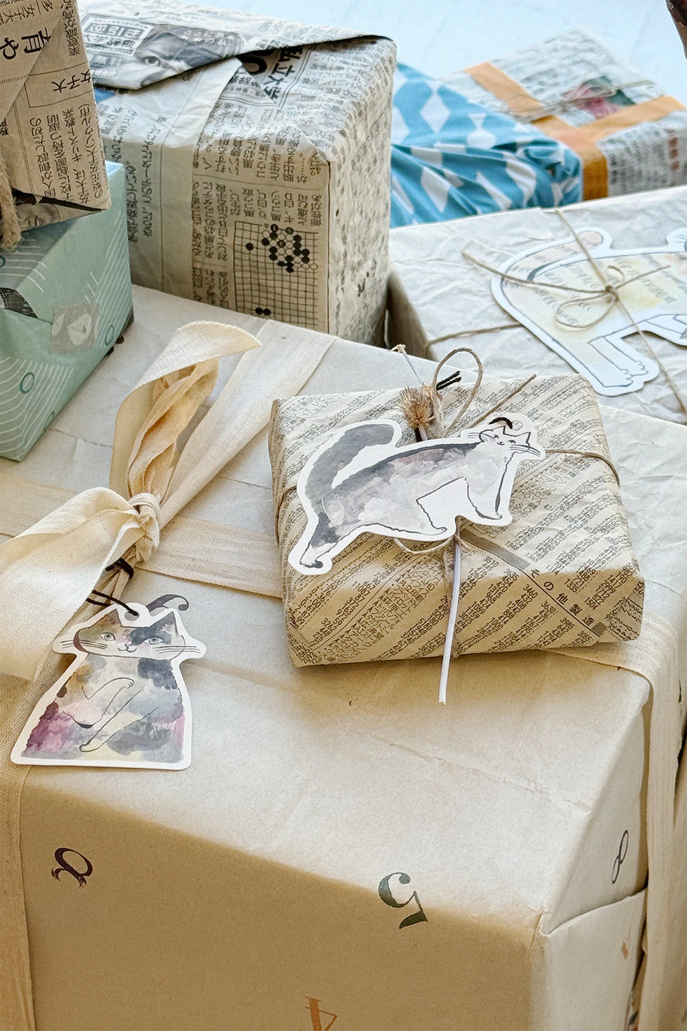 Toraneko Bonbon Gift Tags, Cat