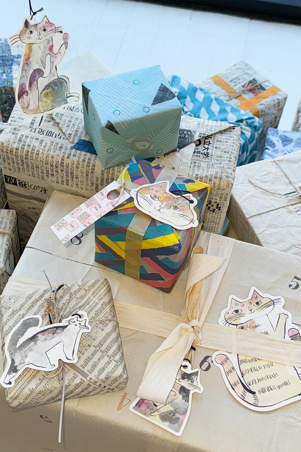 Toraneko Bonbon Gift Tags, Cat