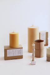 Rice Bran Block Candle Small