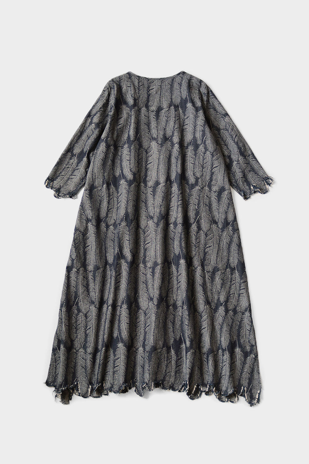 5oz MAGPIE Denim OLIVE Dress, Dark Indigo