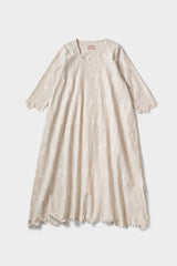 5oz MAGPIE Denim OLIVE Dress, Ecru