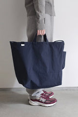 Side Pocket Tote Bag Midnight Blue